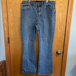 Lauren Ralph Lauren‎ Blue Classic Boot Cut Jeans Size 14